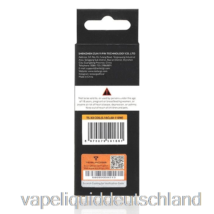 Teslacigs TS Tallica Mesh Ersatzspulen 0,18 Ohm TS-XX Mesh Spulen Vape Deutschland